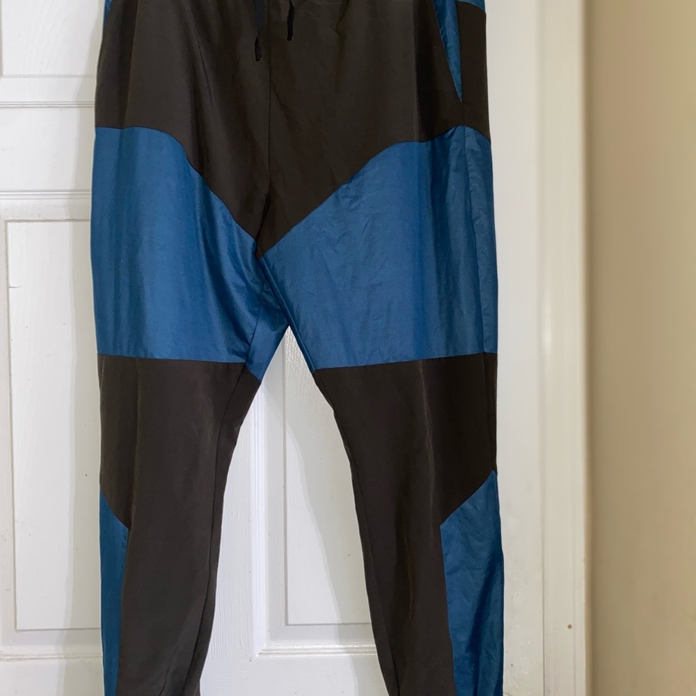 Stylish Black and Blue Men's Pants